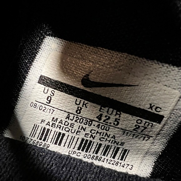 NIKE MEN’S PG 2 HOME (GS) BLUE ORANGE CLASSIC BASKETBALL SNEAKER SIZE US 9 . - Picture 11 of 11